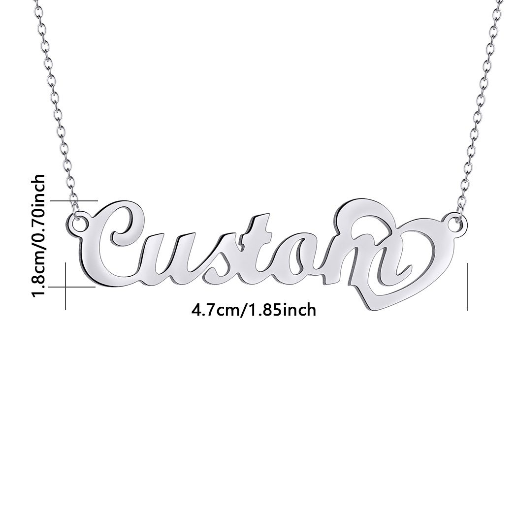 Customized Name Necklace with  – обзор и цена Name Necklace Custom