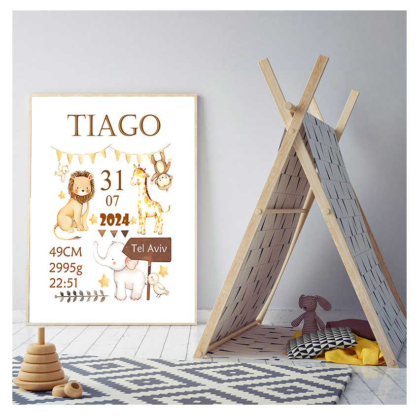 Poster Nursery Art Print Anima – обзор и цена Custom Map Poster