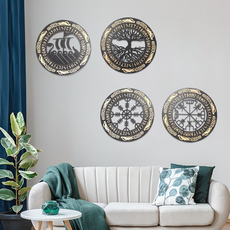 4PCS Set Wall Art Nordic Vikin – обзор и цена Family Tree Print