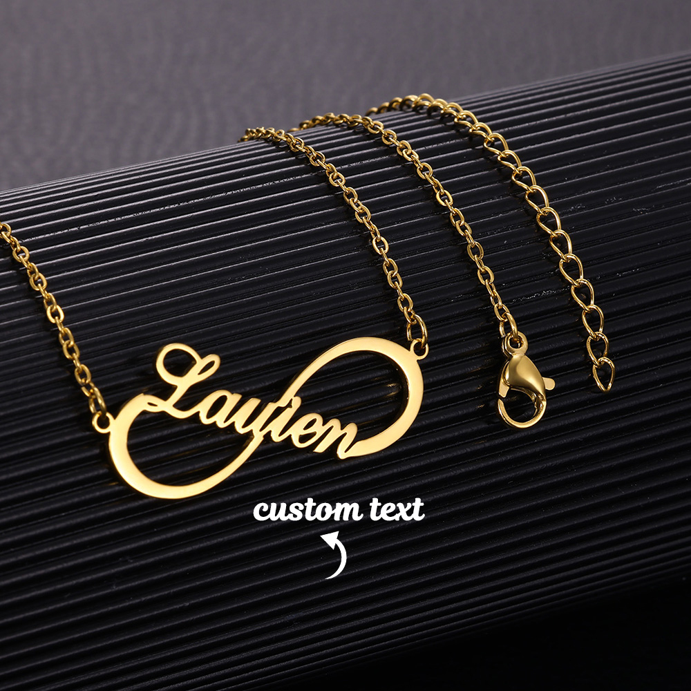 Custom Name Infinity Necklaces – обзор и цена Name Necklace Custom
