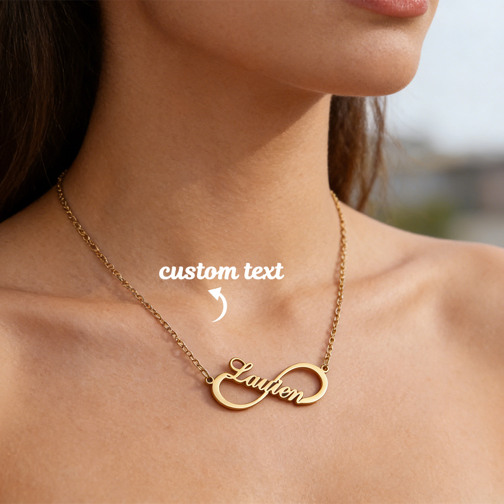 Custom Name Infinity Necklaces – обзор и цена Name Necklace Custom