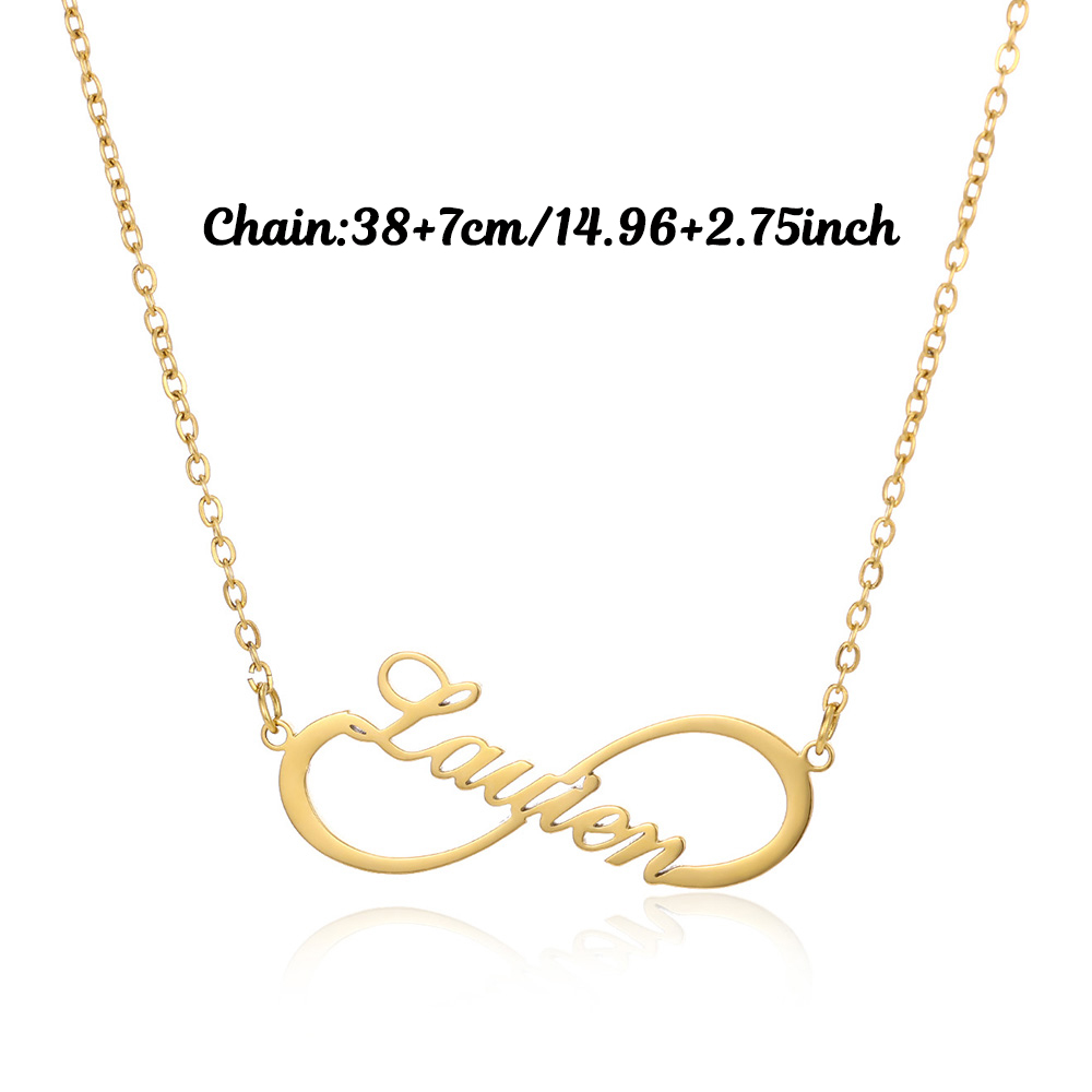 Custom Name Infinity Necklaces – обзор и цена Name Necklace Custom