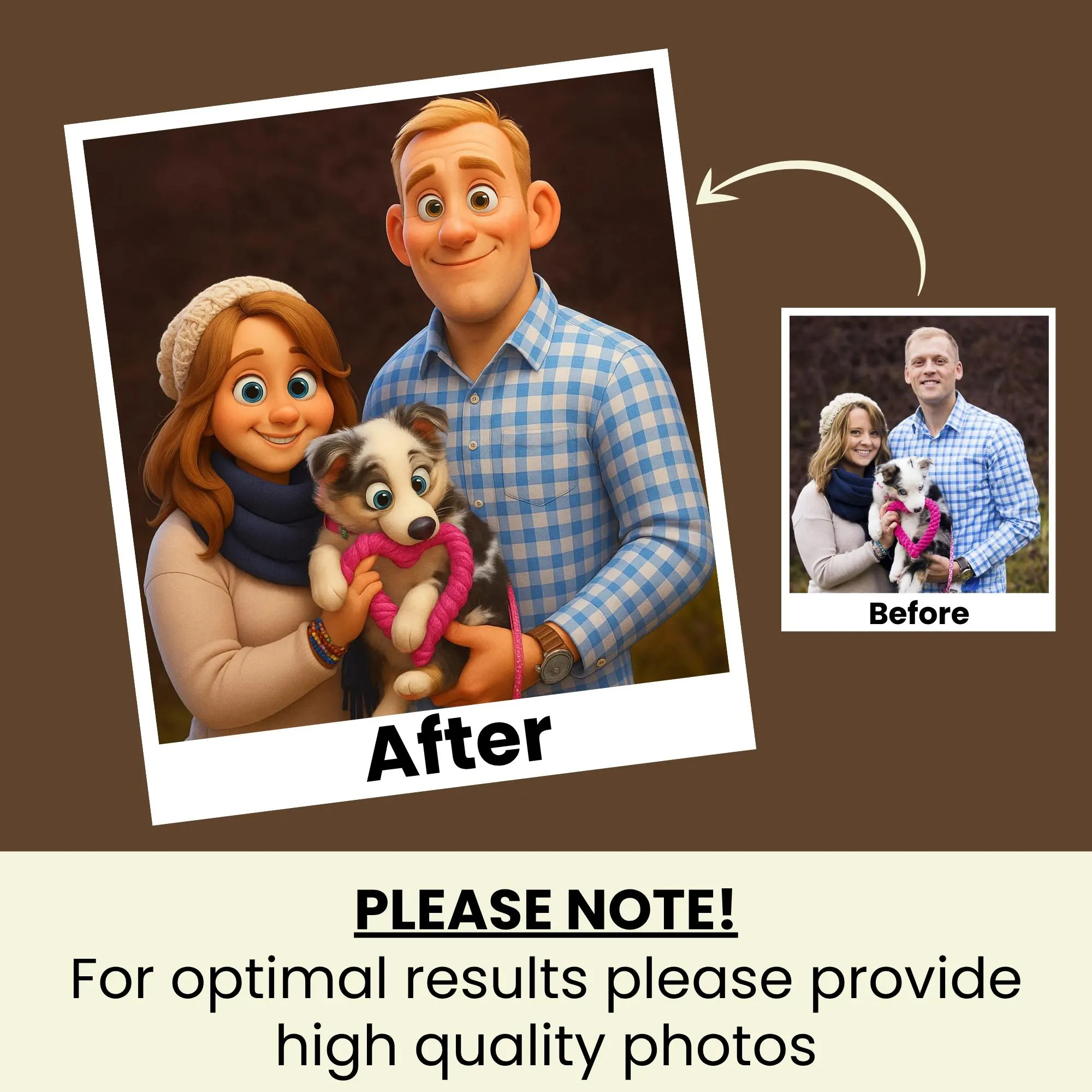 Custom Animated Character Fami – обзор и цена Pet Portrait Custom