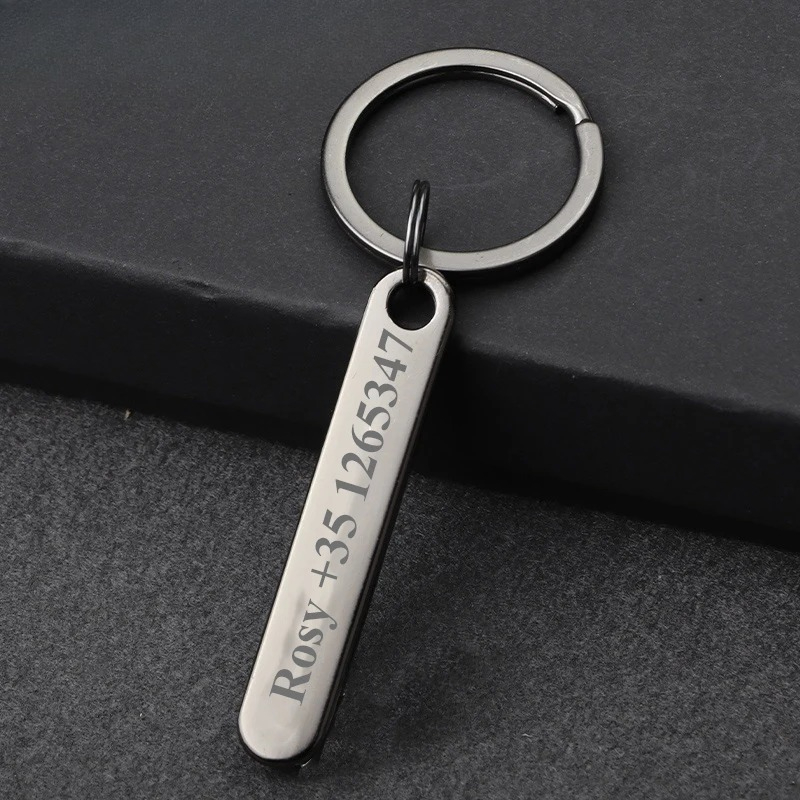 Custom Keychain with Free Engr – обзор и цена Initial Ring Custom