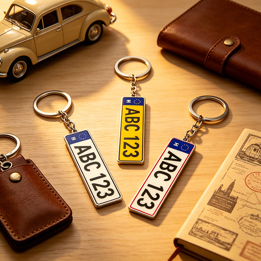 Personalized Acrylic License P – обзор и цена Initial Ring Custom