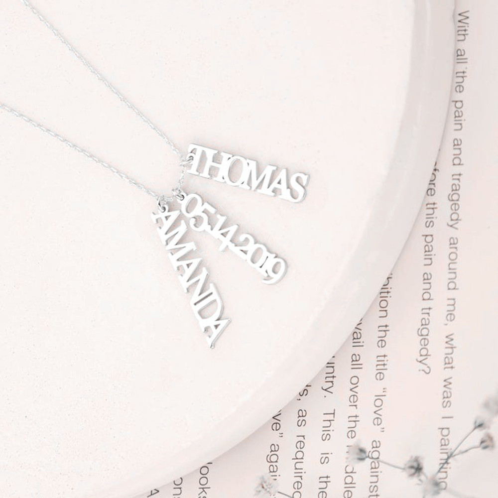 Custom Multiple Name Necklace  – обзор и цена Birth Flower Necklace