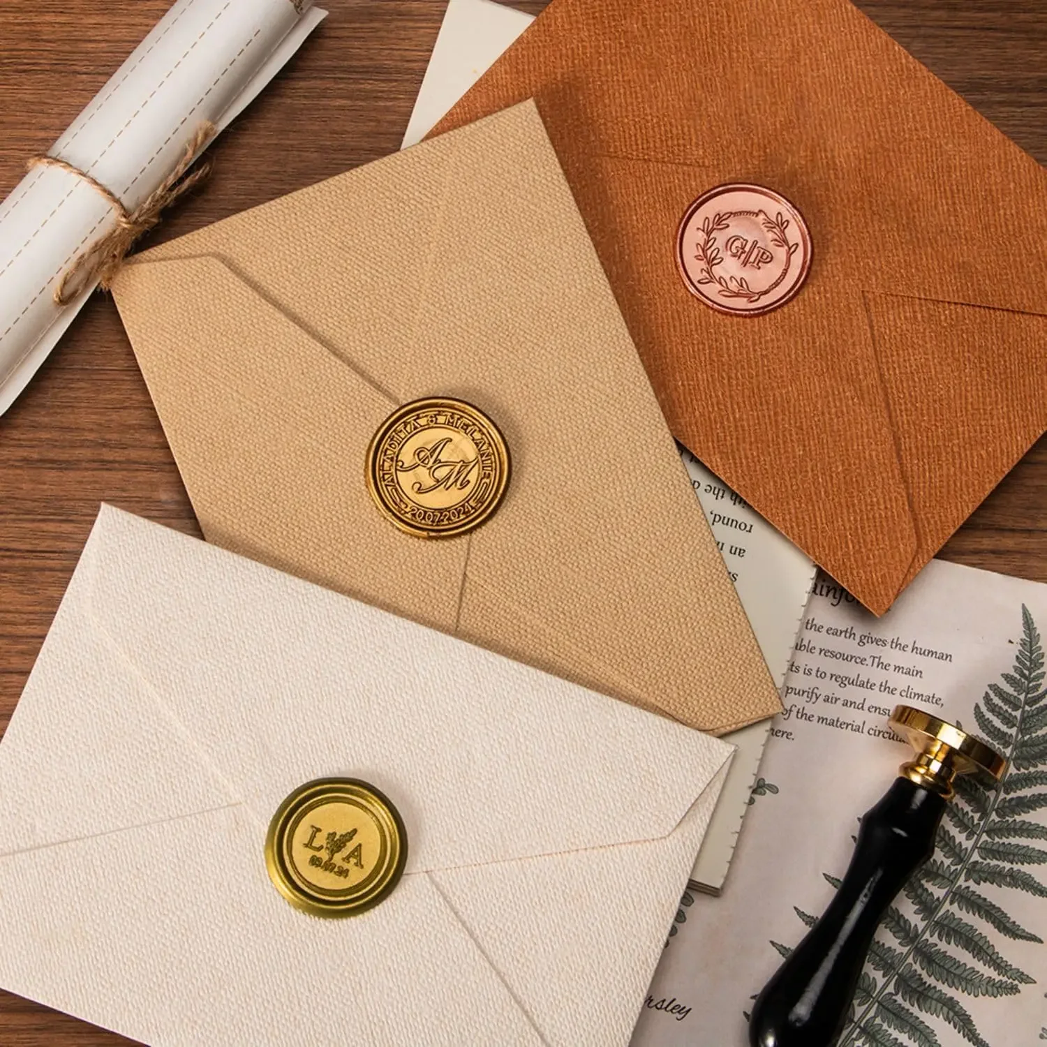 Custom Wax Seal Stamp Kit Doub – обзор и цена Wax Seal Letter Kit