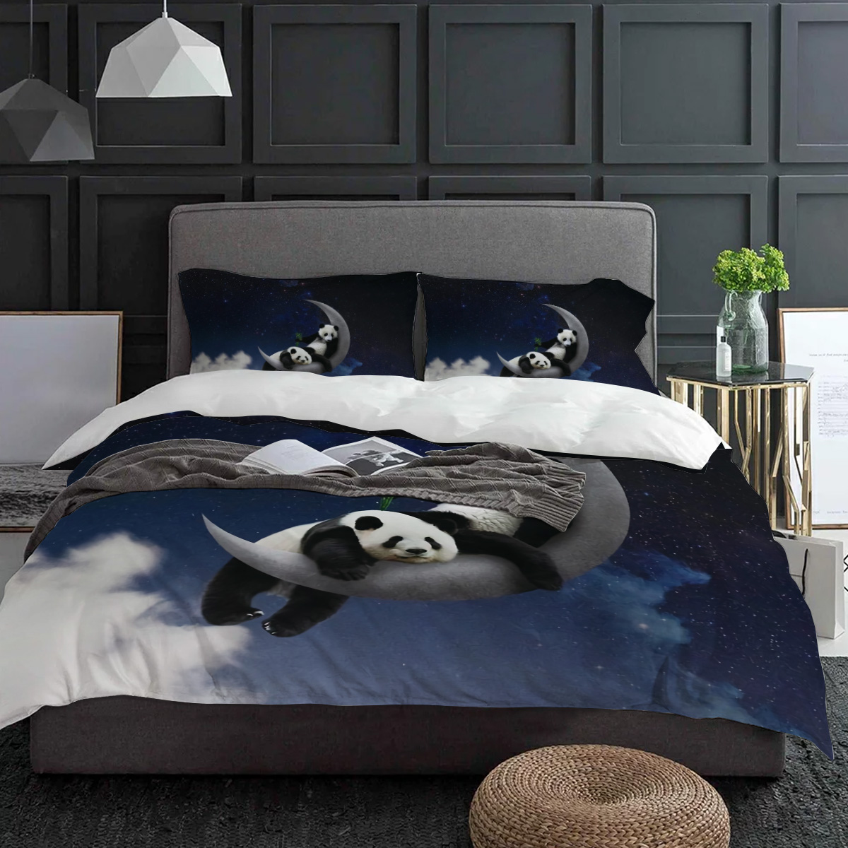 Moon Night Sky Panda Bamboo St – обзор и цена Custom Night Sky