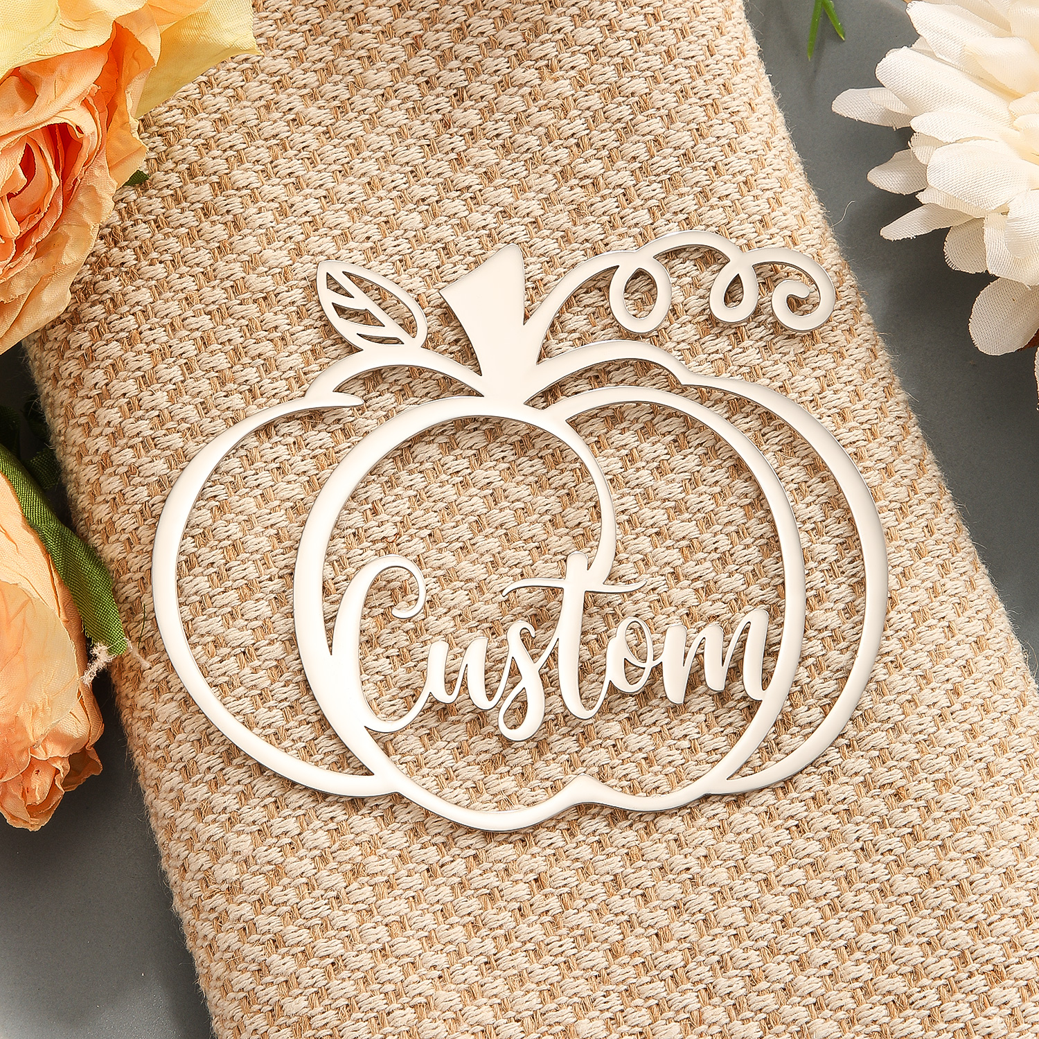 QIMING Pumpkin Custom Name Pen – обзор и цена Name Necklace Custom