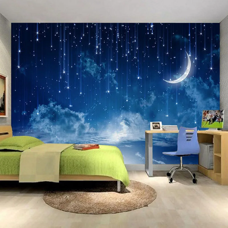 Mural Wallpaper Custom Blue Ni – обзор и цена Custom Night Sky