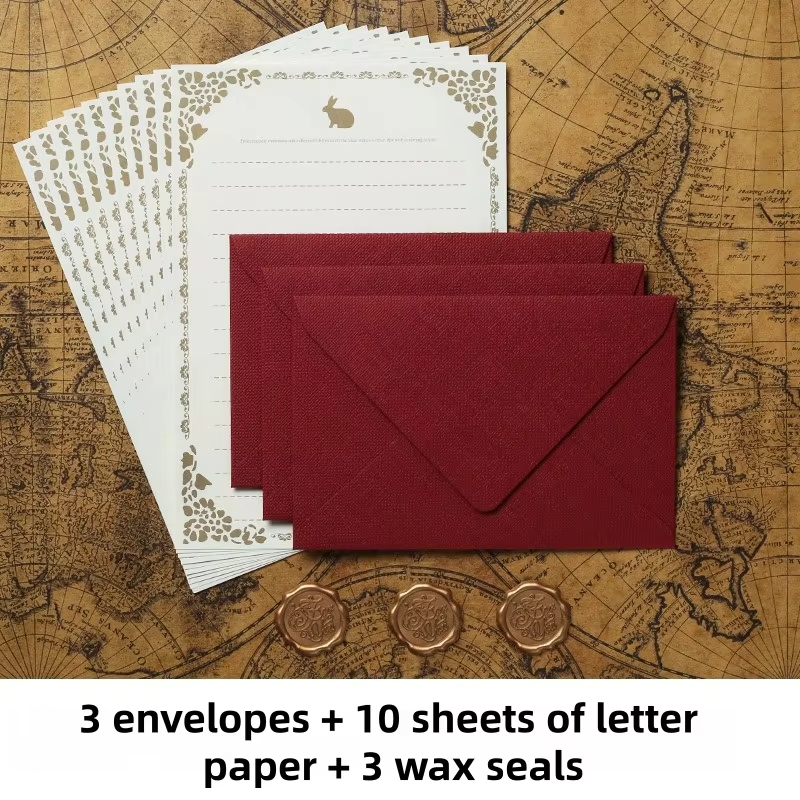 16Pcs Luxury Linen Texture Sta – обзор и цена Wax Seal Letter Kit