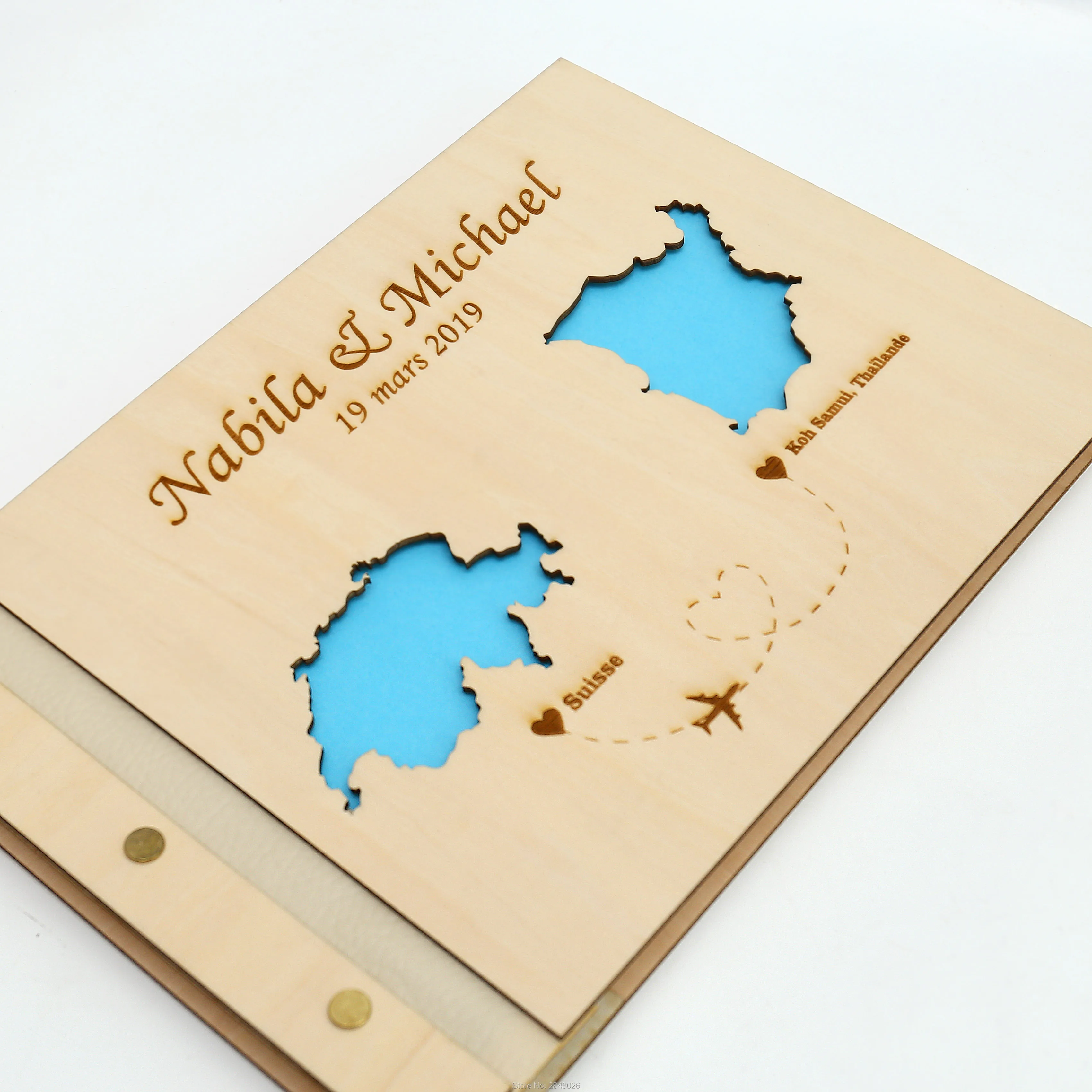 Rustic engraved wedding guestb – обзор и цена Custom Star Map
