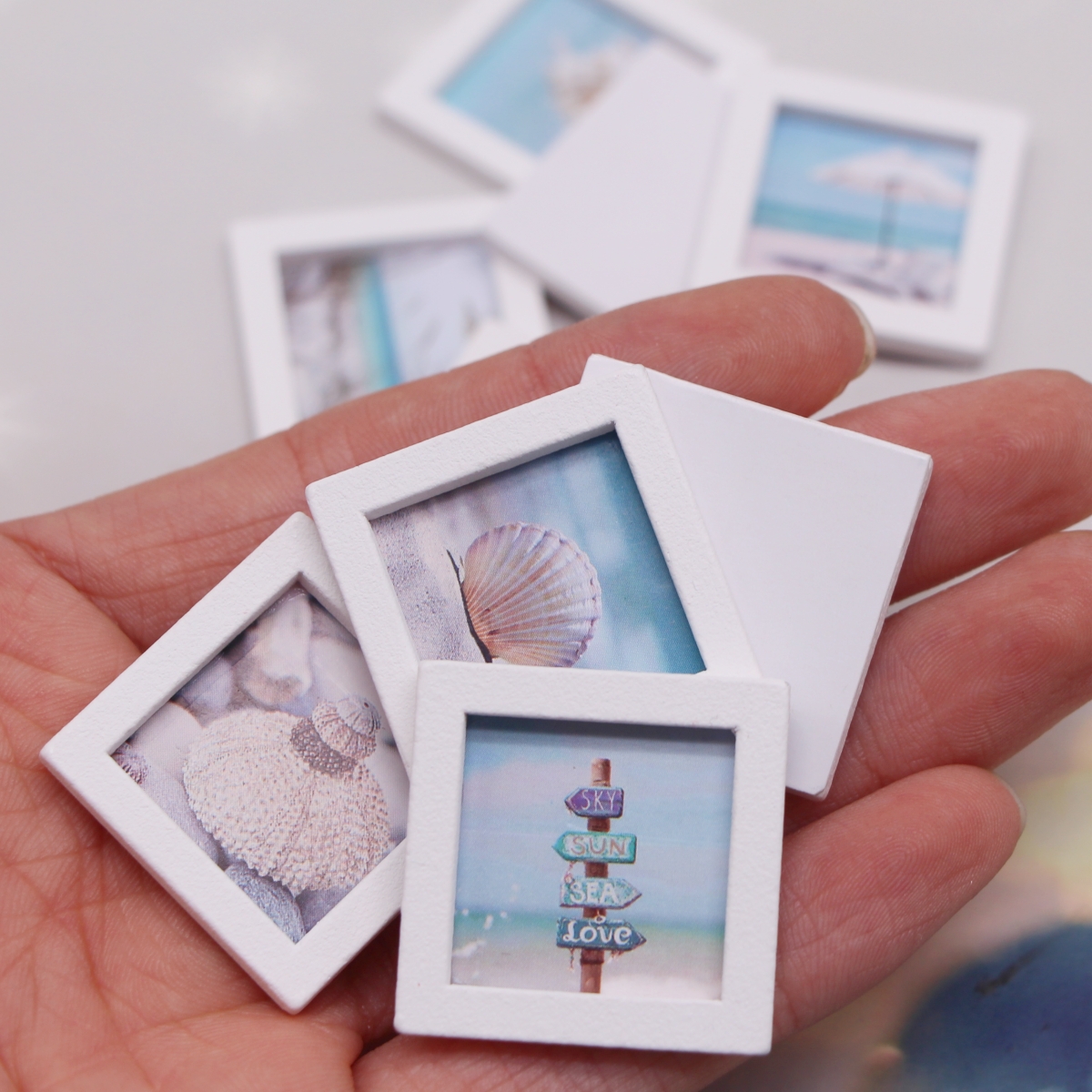 Dollhouse Miniature Wooden Oce – обзор и цена Engraved Wood Frame