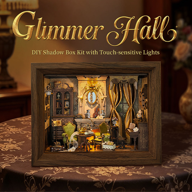 DIY Wooden Glimmer Hall Photo  – обзор и цена Engraved Wood Frame