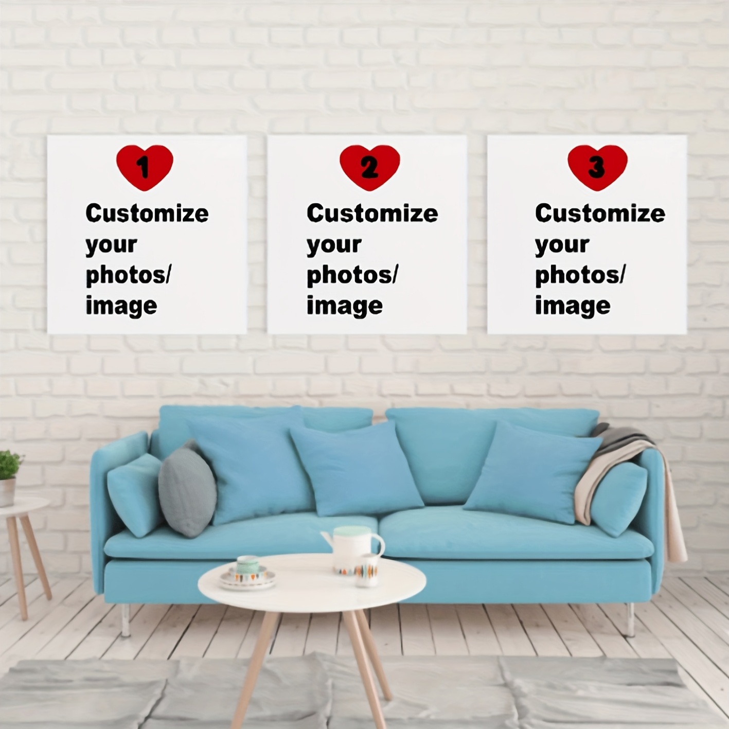 3pcs/set Custom Square Canvas  – обзор и цена Pet Portrait Custom