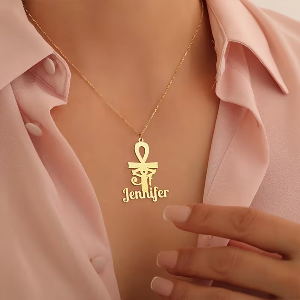 Custom Name Necklace Egyptian  – обзор и цена Name Necklace Custom