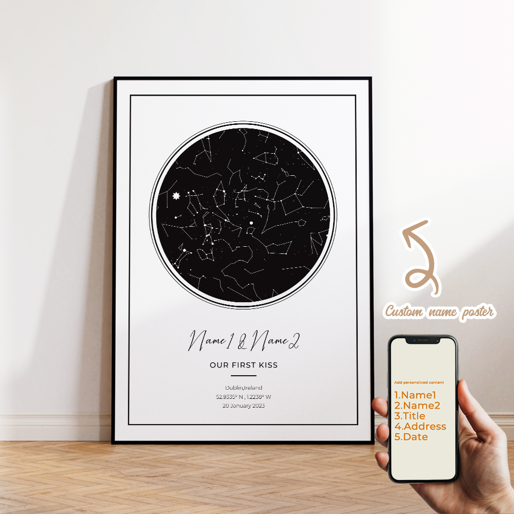 Modern Custom Personalized Nig – обзор и цена Custom Map Poster