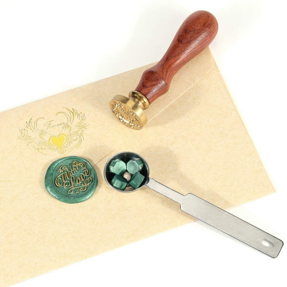 AT84-Sealing Wax Beads, 200 Pi – обзор и цена Wax Seal Letter Kit