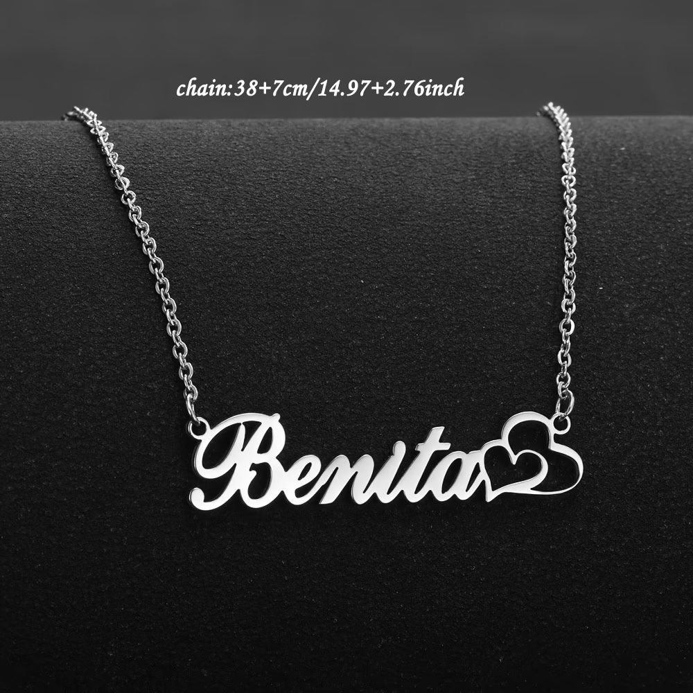 Personalized Double Heart Cust – обзор и цена Name Necklace Custom