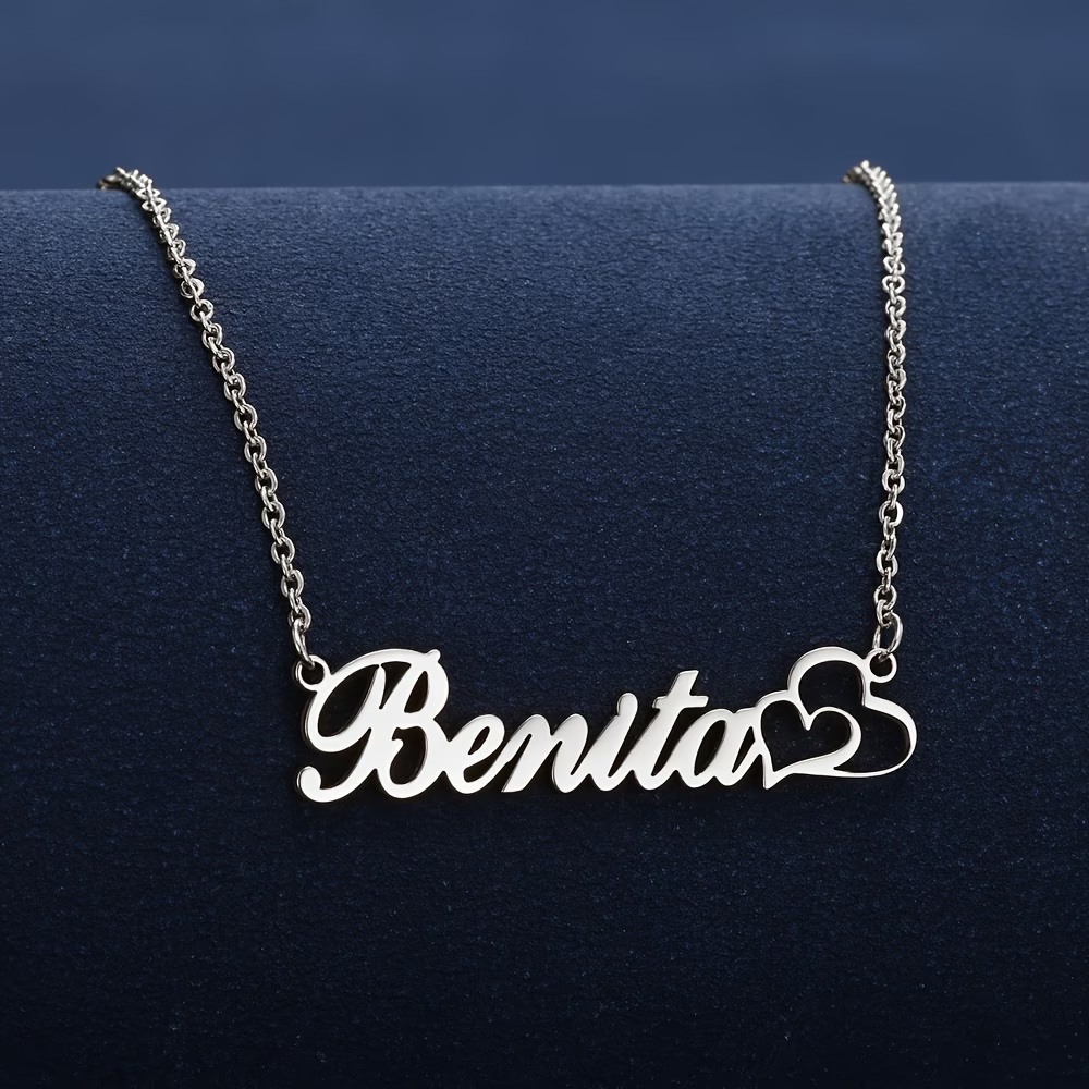 Personalized Double Heart Cust – обзор и цена Name Necklace Custom