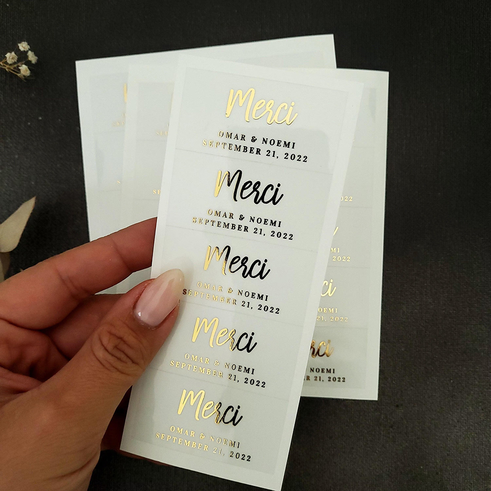 100pcs Custom Transparent Labe – обзор и цена Personalised Candle Label