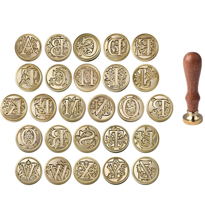 A-Z Vintage Sealed Wax Stamp H – обзор и цена Wax Seal Letter Kit