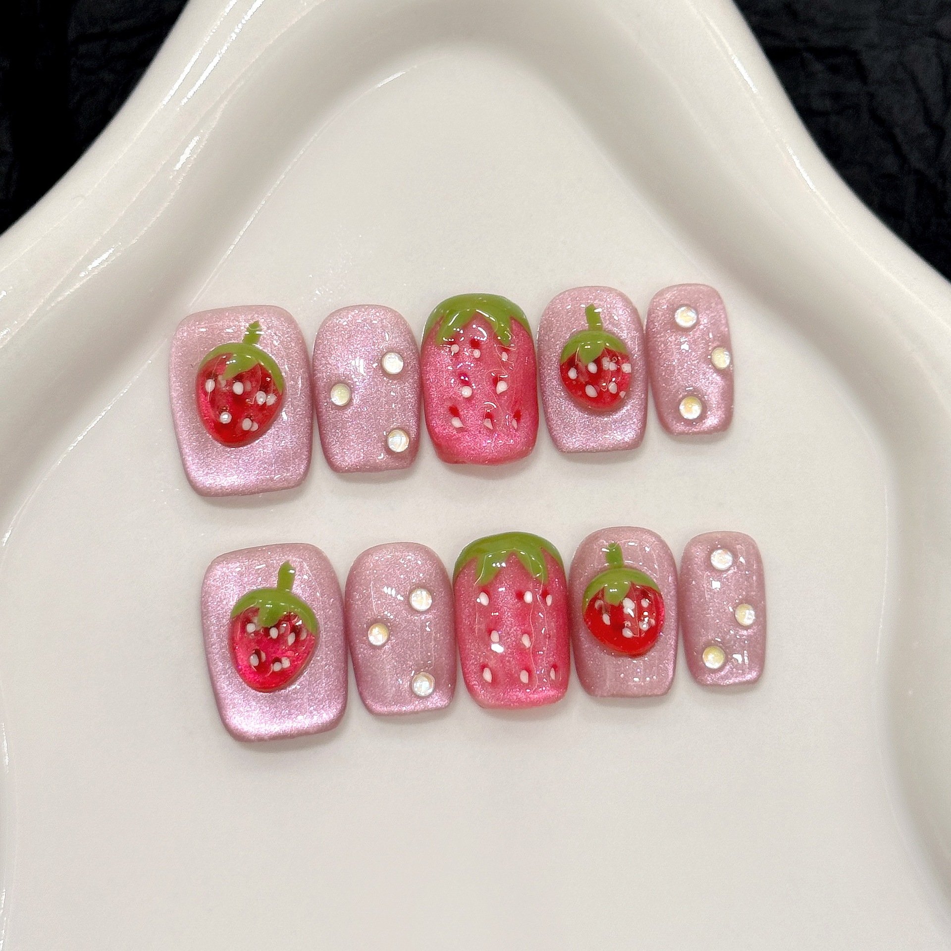 10pcs Cute Red Strawberry Pres – обзор и цена Pressed Flower Art
