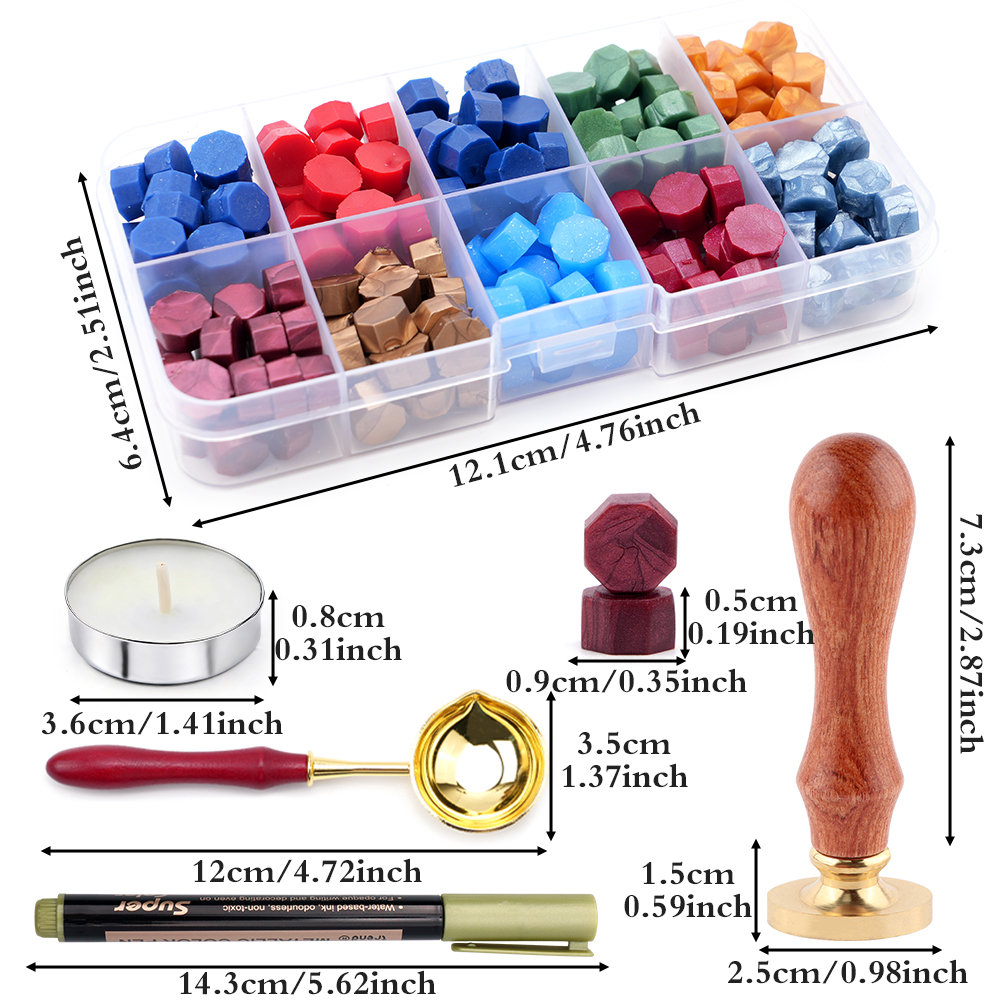 A-Z letter Wax Seal Stamp Kit  – обзор и цена Wax Seal Letter Kit