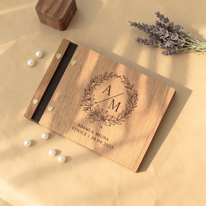 Personalized Wooden Wedding Gu – обзор и цена Custom Photo Book