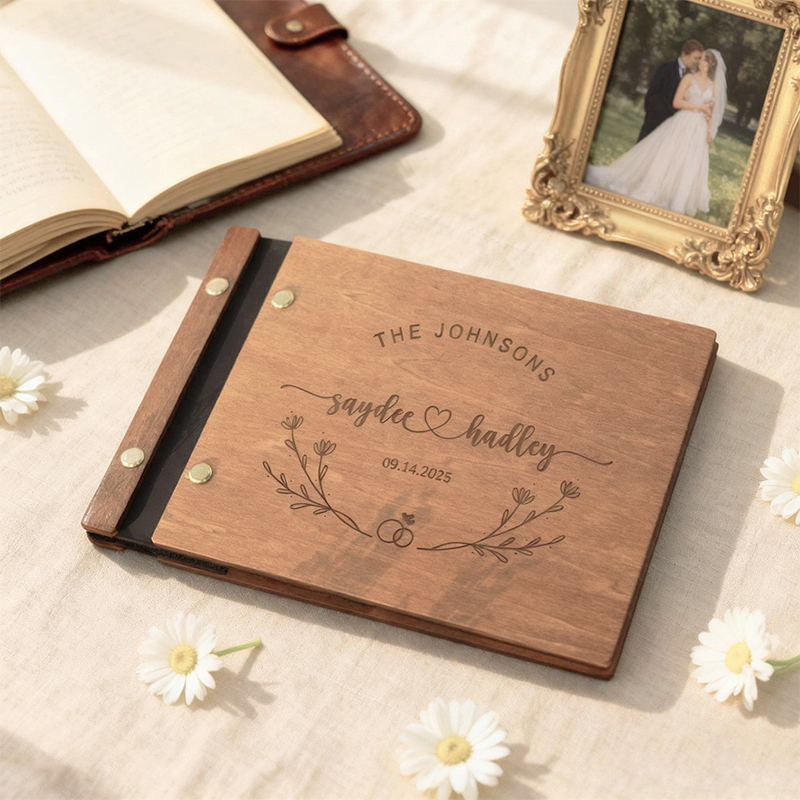 Personalized Wooden Wedding Gu – обзор и цена Custom Photo Book