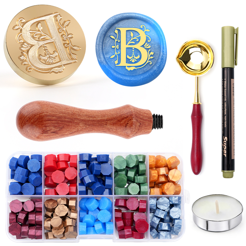 A-Z letter Wax Seal Stamp Kit  – обзор и цена Wax Seal Letter Kit