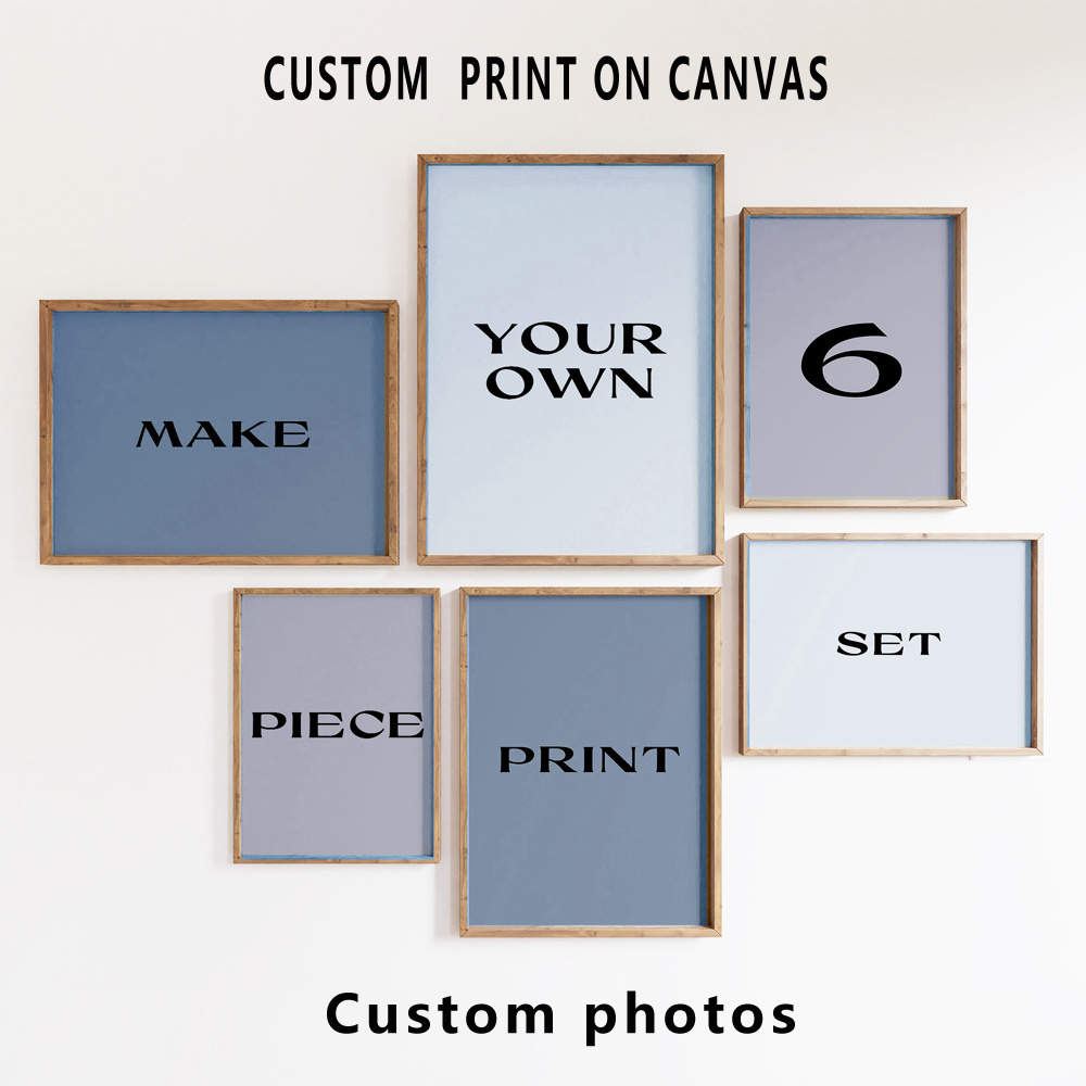 6pcs/set Custom Canvas Prints  – обзор и цена Pet Portrait Custom