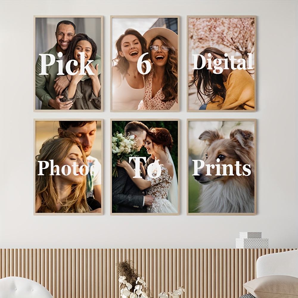 6pcs/set Custom Canvas Prints  – обзор и цена Pet Portrait Custom