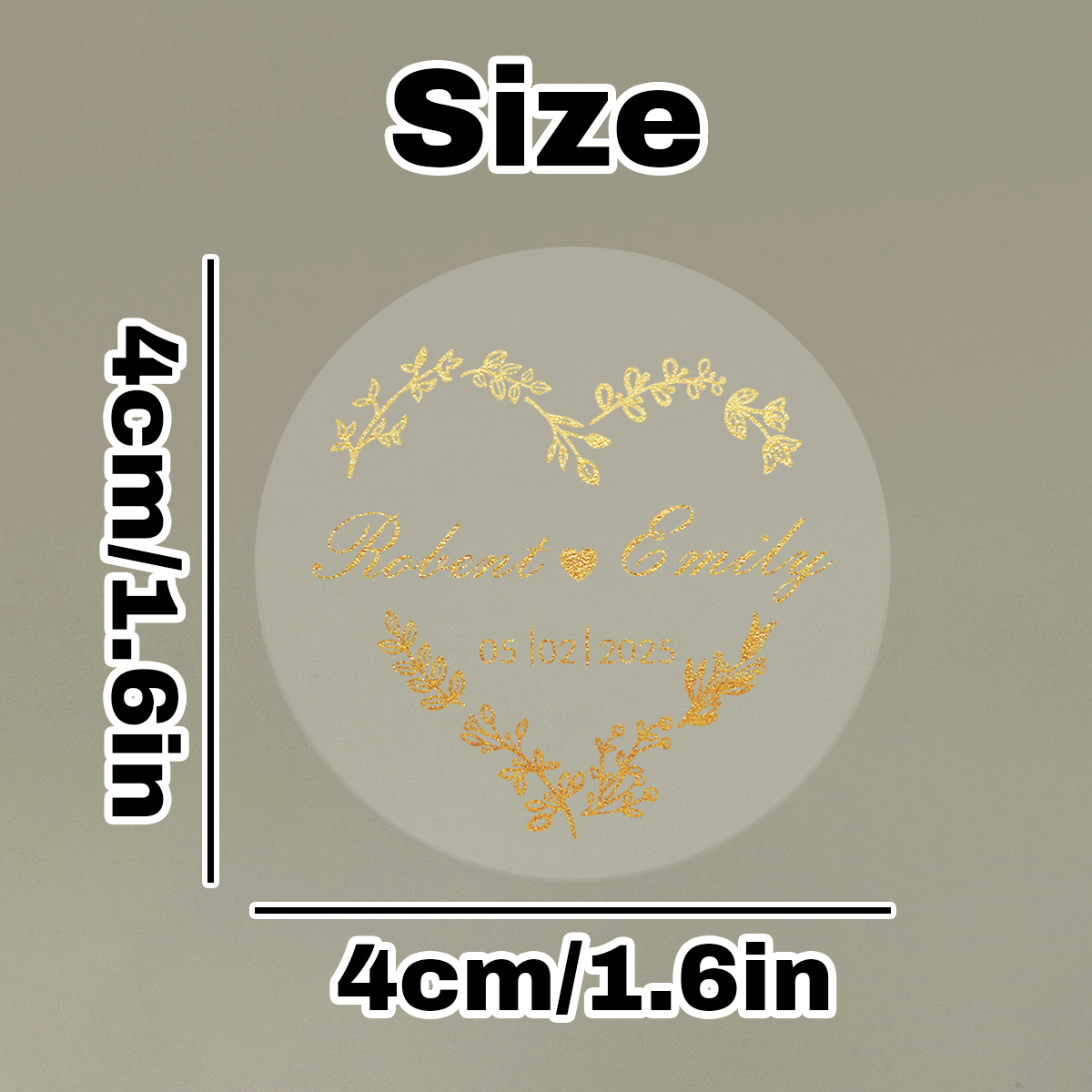 Custom Gold Foil Wedding Stick – обзор и цена Personalised Candle Label