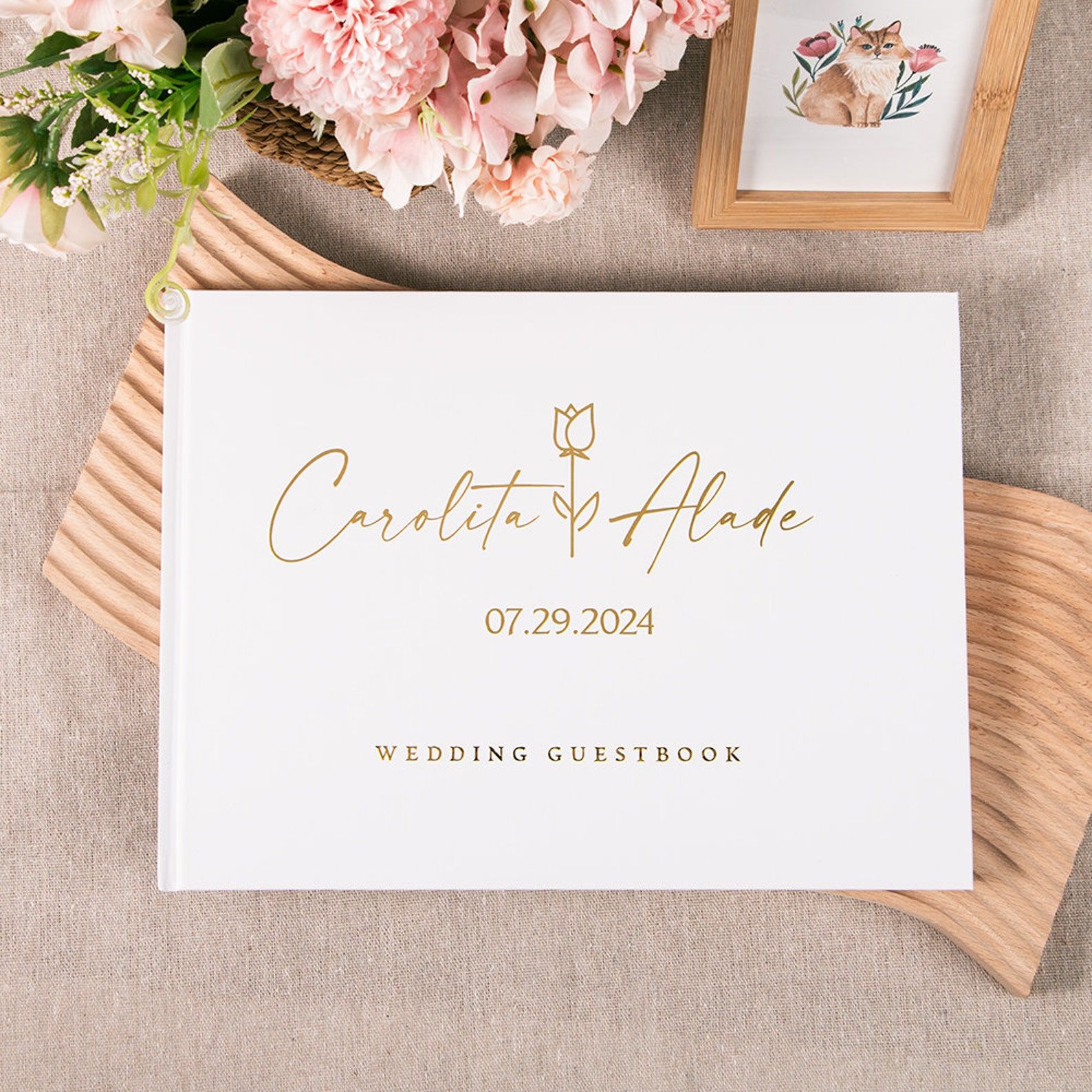 Custom Wedding Guestbook Perso – обзор и цена Custom Photo Book