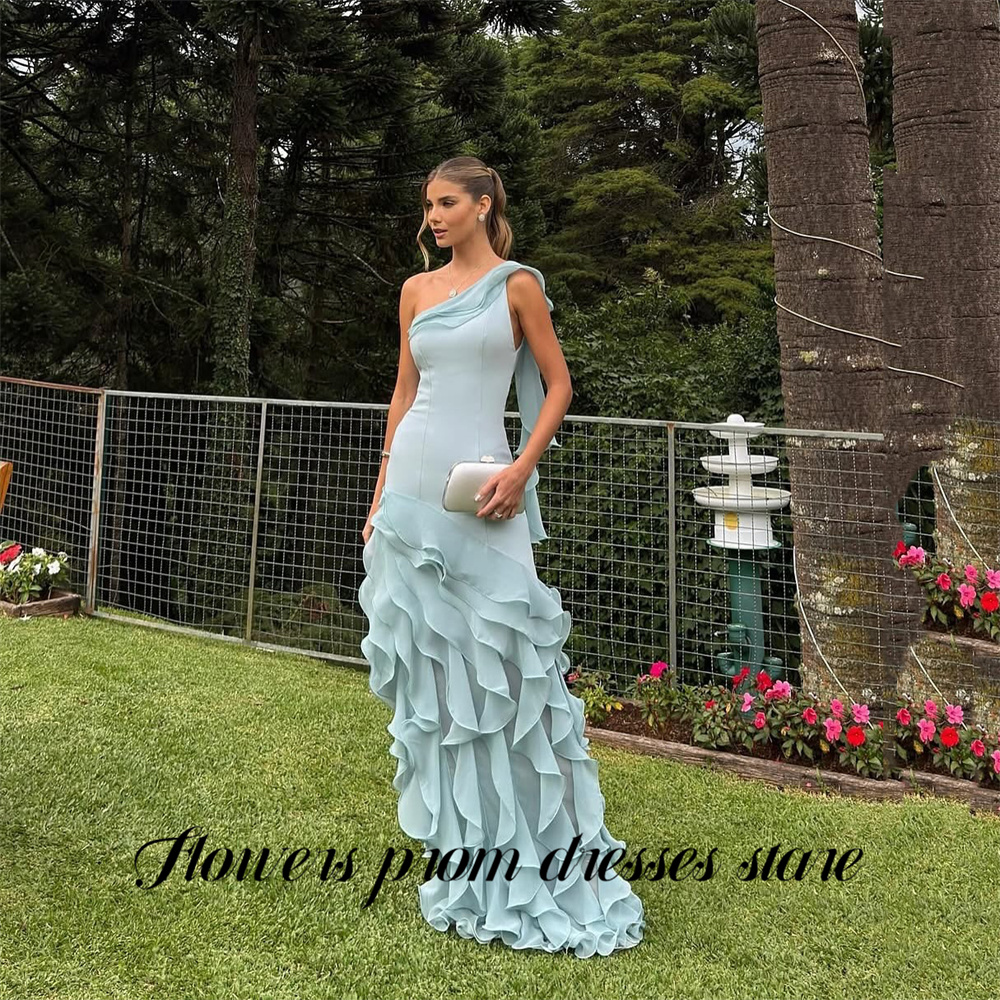 Flowers Sky Blue Party Dress L – обзор и цена Custom Night Sky