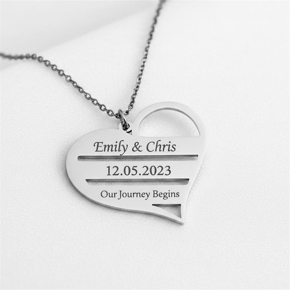 Custom Heart Necklace Stainles – обзор и цена Birth Flower Necklace